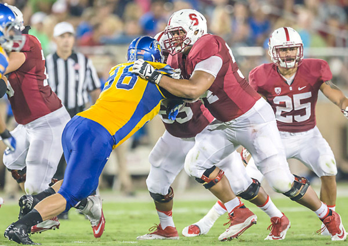 All-American guard David Yankey will miss Stanford's matchup with Washington State due to a "family situation."