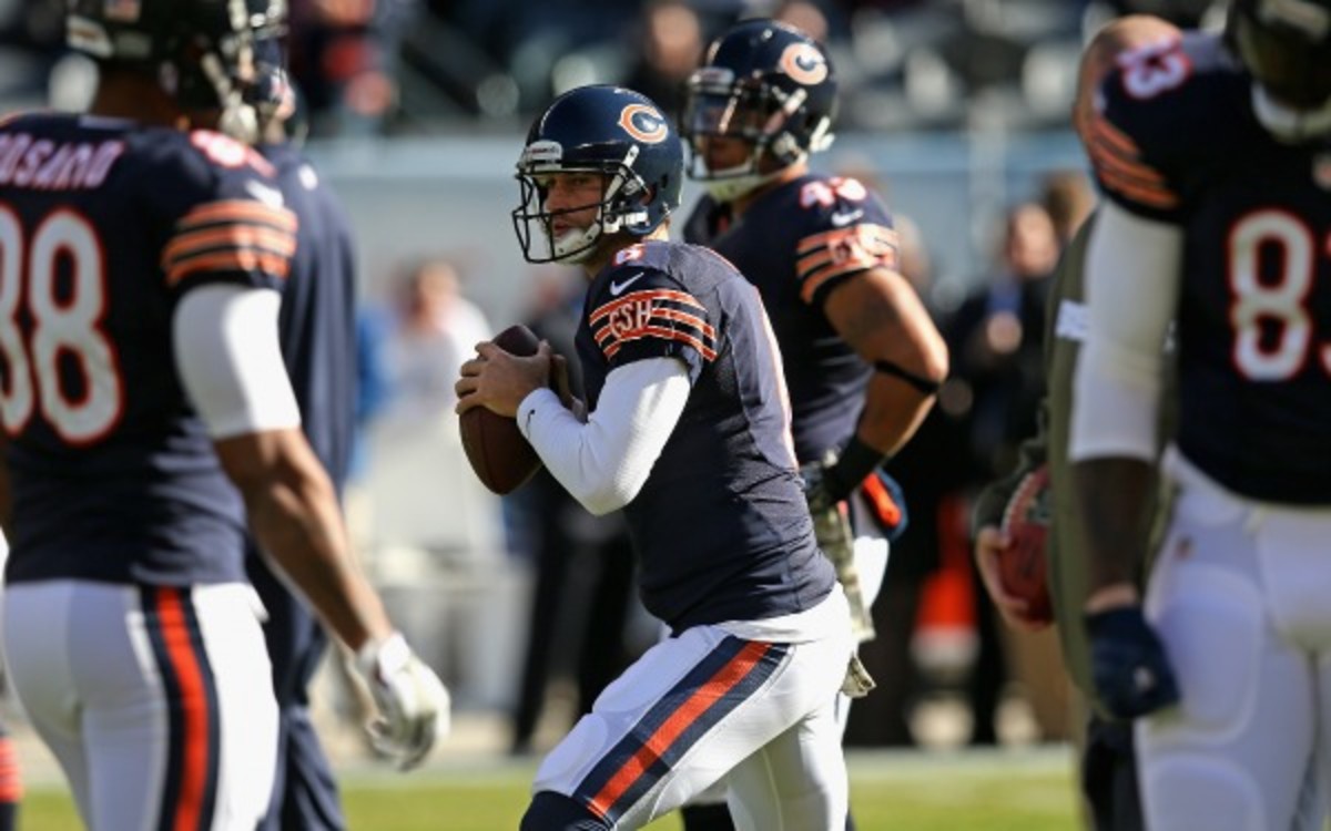 Bears quarterback Jay Cutler has 13 touchdowns this season. (Jonathan Daniel/Getty Images)
