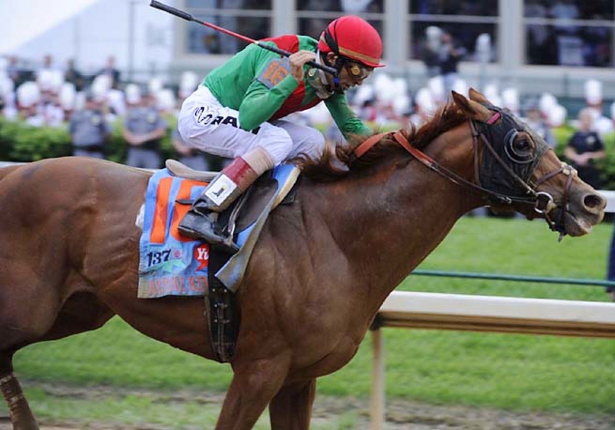 John Velazquez rode Animal Kingdom to victory at the 2011 Kentucky Derby.
