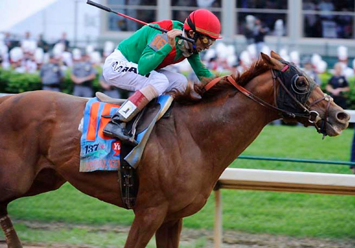 John Velazquez rode Animal Kingdom to victory at the 2011 Kentucky Derby.