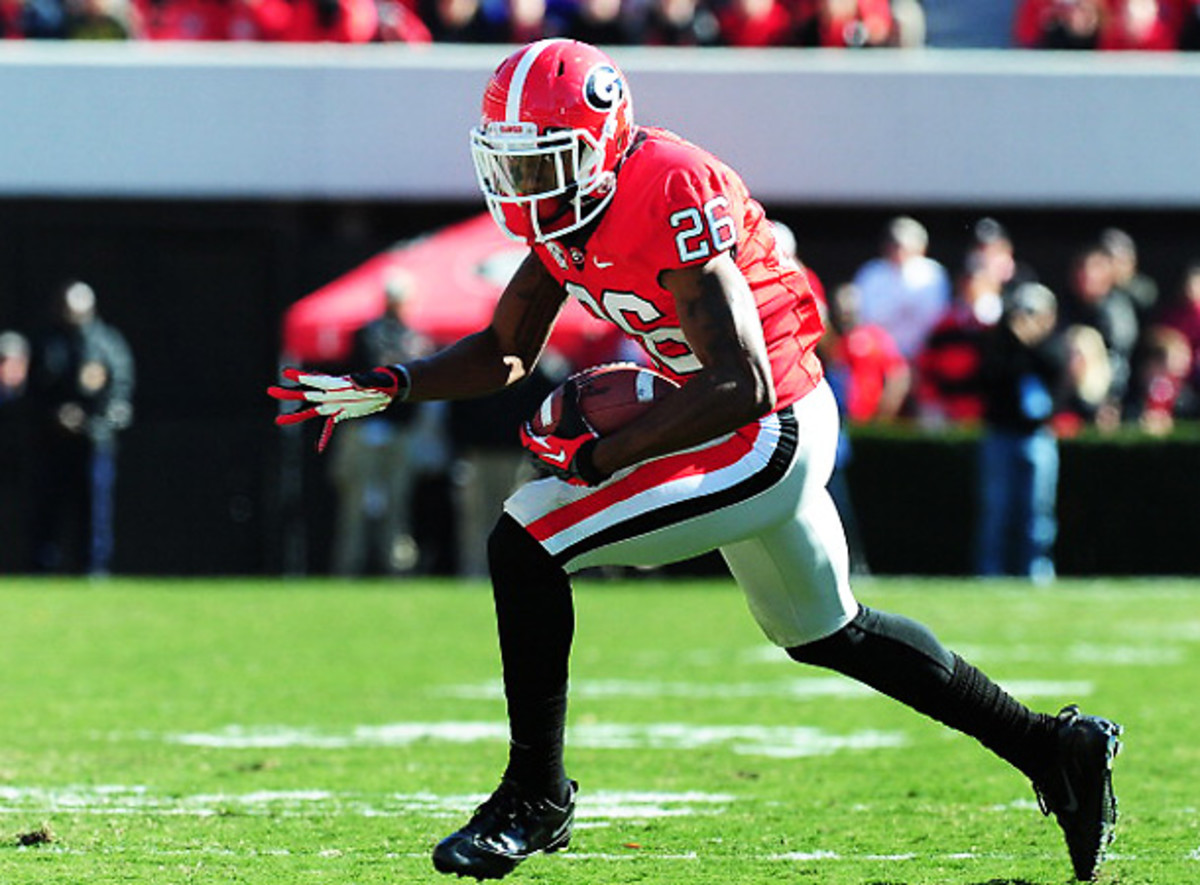 Georgia's bad weekend continued with the news that receiver Malcolm Mitchell will not play this season. [Scott Cunningham/Getty Images]