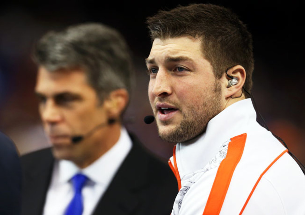 ESPN has hired Tim Tebow to be a college football analyst on SEC Nation, which will debut on Aug. 28.
