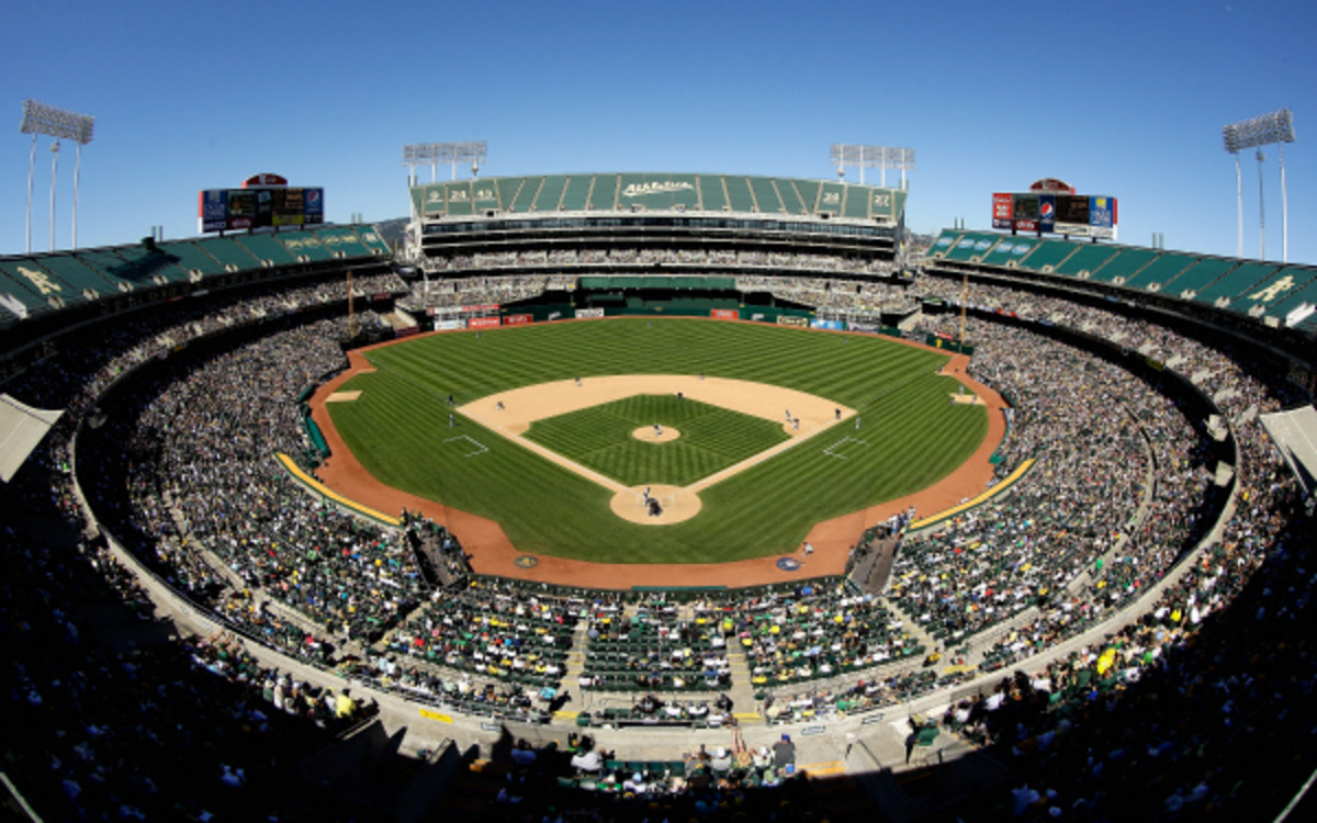 The A's have faced numerous issues at the 47-year-old Coliseum including sewage backups in the clubhouse. The city of San Jose is suing Major League Baseball for refusing to allow the team to relocate. (Ezra Shaw/Getty Images)
