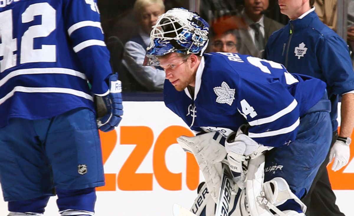After an injury to James Reimer against the Hurricanes, the Maple Leafs called upon two local college goalies.