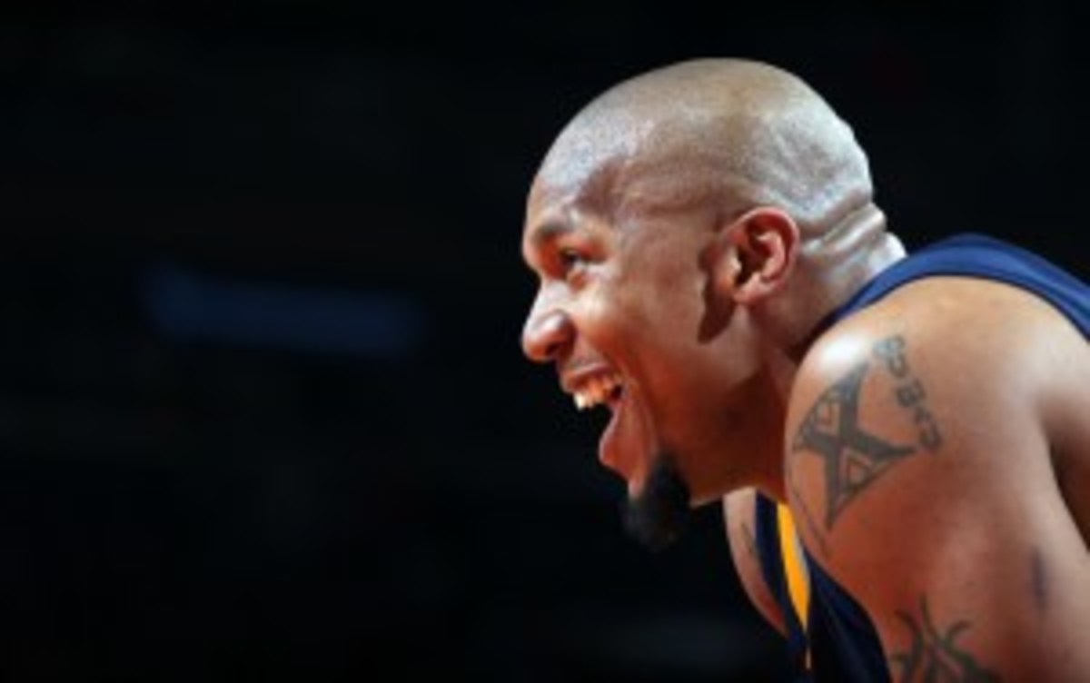 David West will reportedly be targeted by the Los Angeles Clippers this summer. (Nathaniel S. Butler/Getty Images)