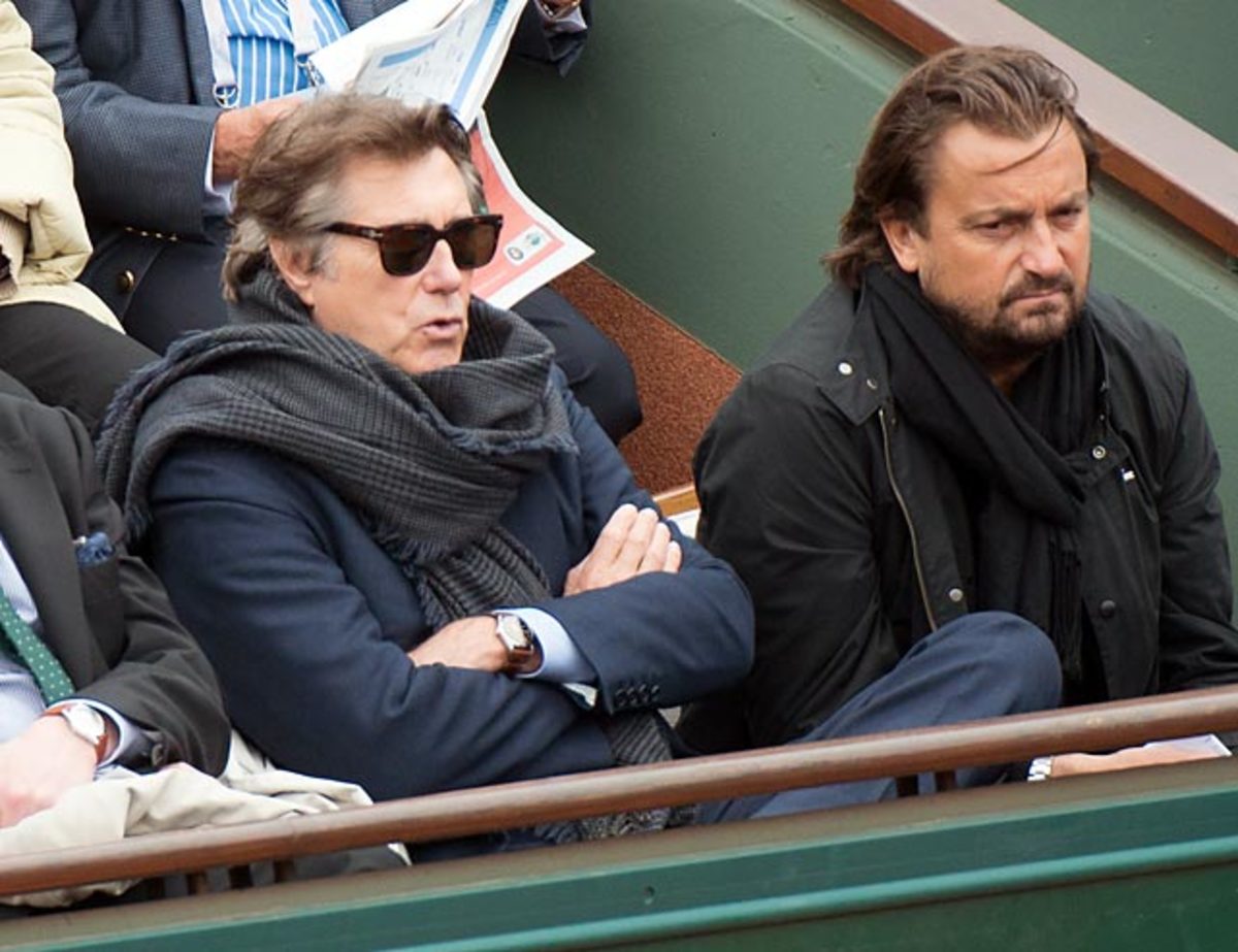 Singer Bryan Ferry and Henri Leconte