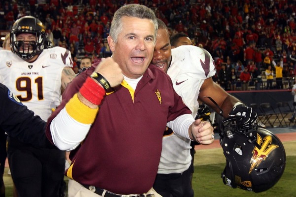 Todd Graham and Arizona State have agreed to a two-year extension. (Christian Petersen/Getty Images)