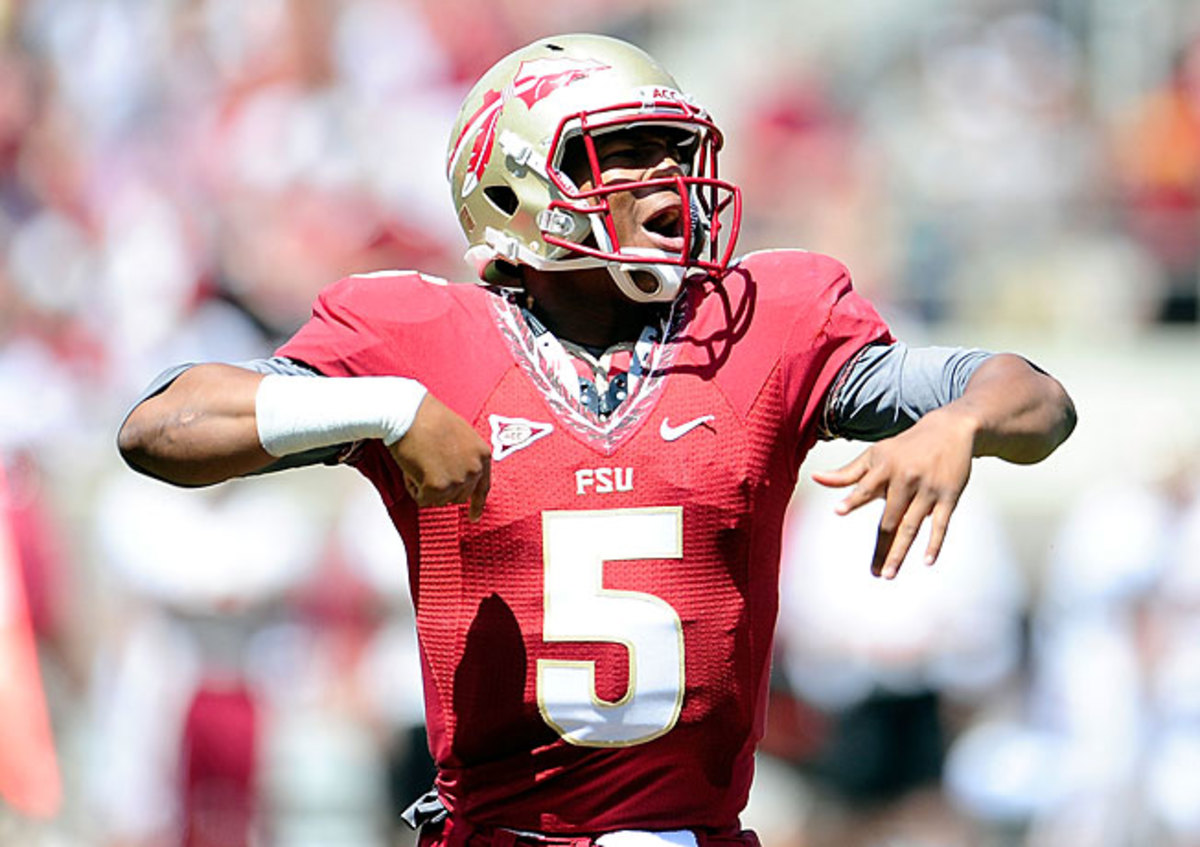 Jameis Winston has become the face of FSU's team behind his two-sport ability and outsize personality.