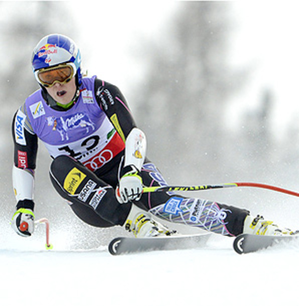 Neither Lindsey Vonn nor Bode Miller, two of the U.S.' best downhill skiers, are competing in the world championships this year.