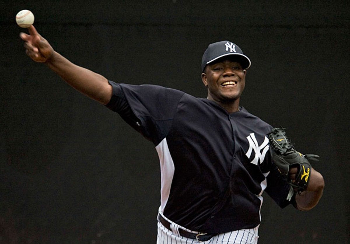 Michael Pineda is still recovering from a shoulder injury and will be out until at least June.