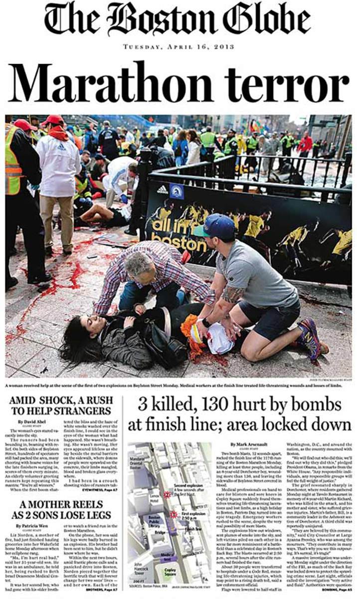 Boston Marathon Newspaper Front Pages Sports Illustrated