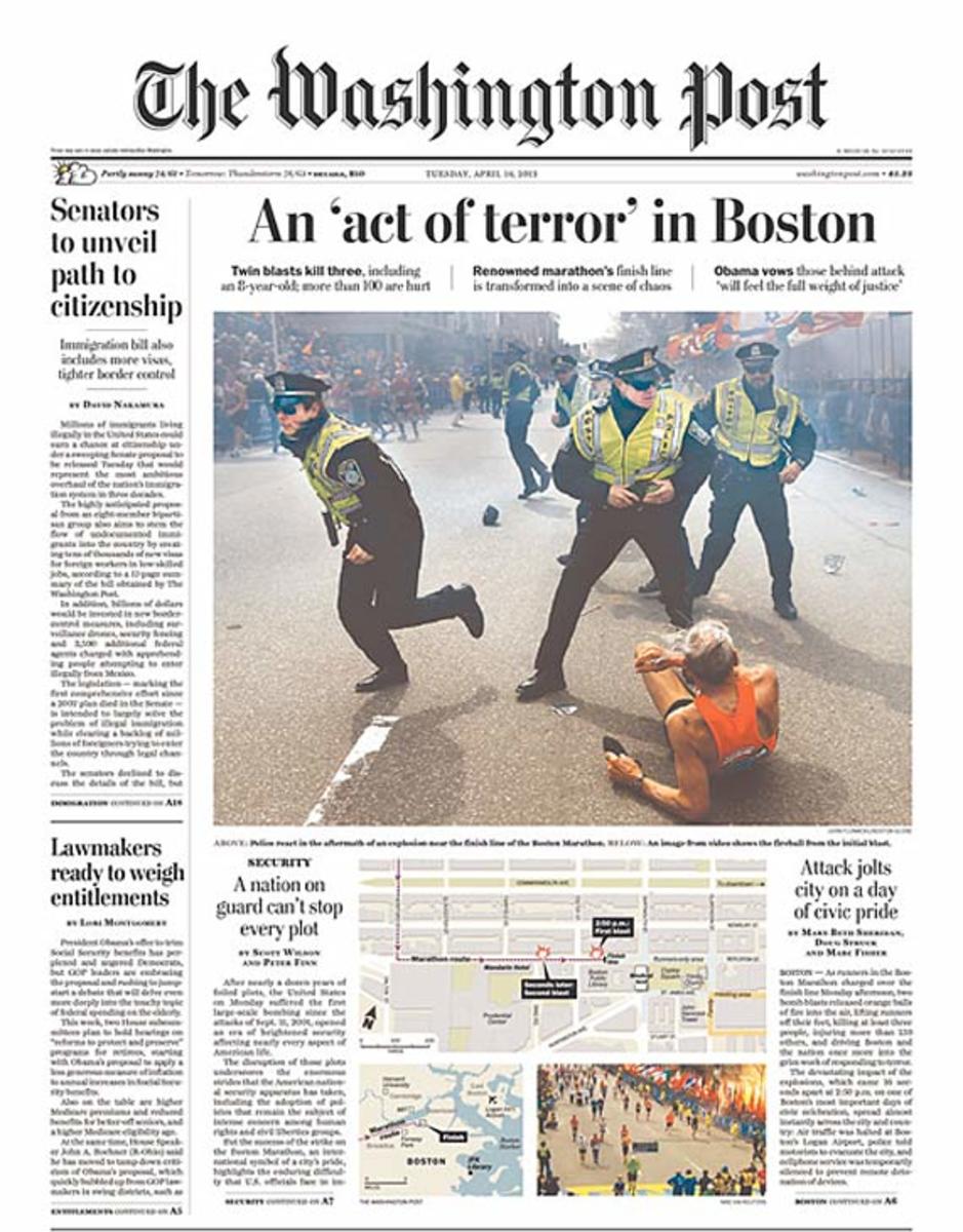 Boston Marathon Newspaper Front Pages Sports Illustrated