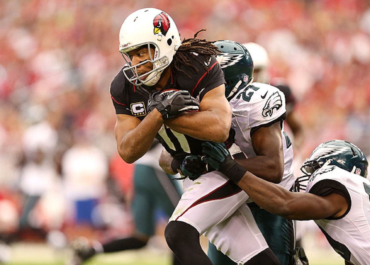 Larry Fitzgerald was a fantasy bust in 2012, but should benefit greatly from better quarterback play.