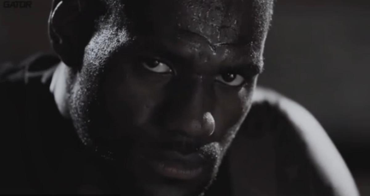 LeBron apparently likes to look angry when doling out generic cliches and life-advice.