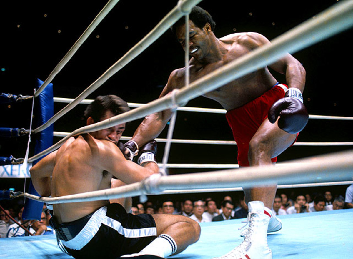 George Foreman and Jose Roman