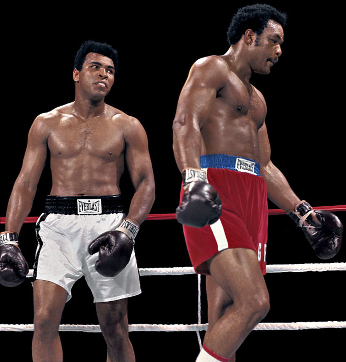 Muhammad Ali and George Foreman