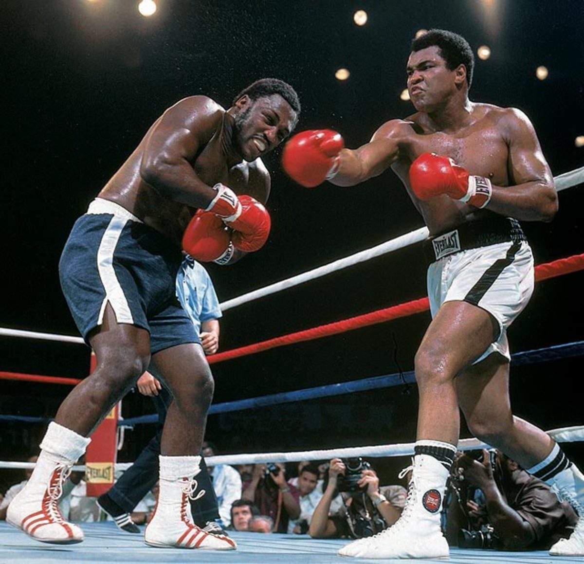 Muhammad Ali and Joe Frazier