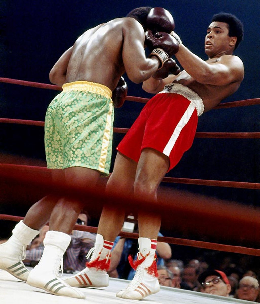 Muhammad Ali and Joe Frazier