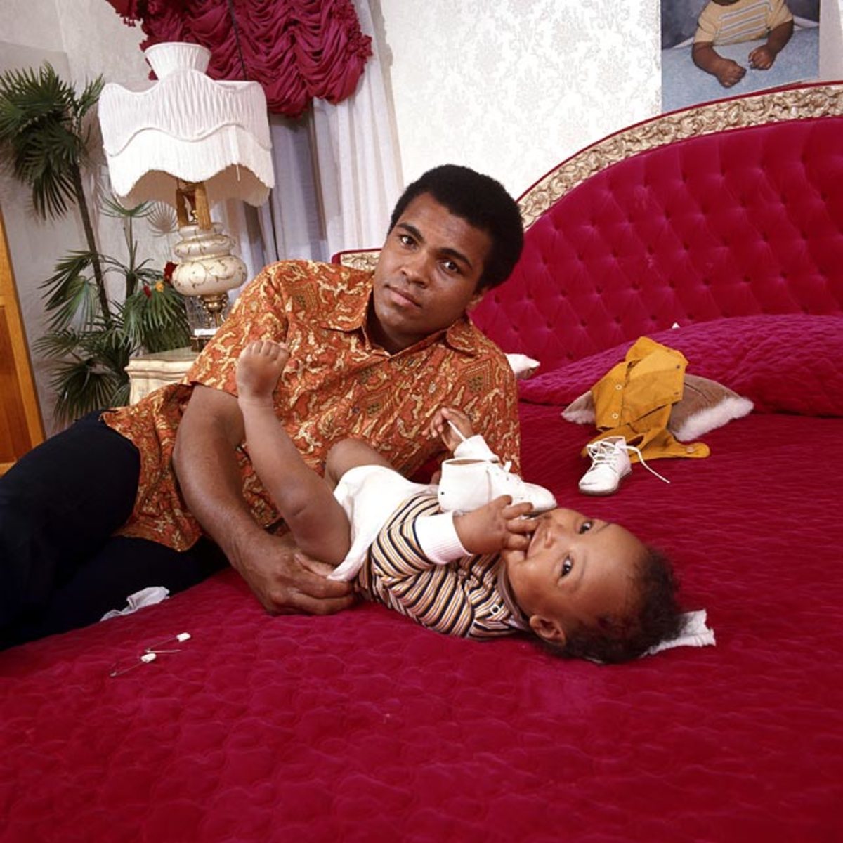 Muhammad Ali and son Ibn