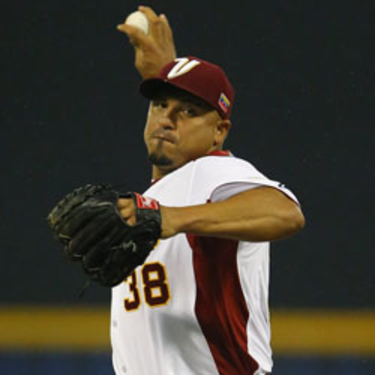 Former Cubs pitcher Carlos Zambrano signed with the Long Island Ducks. (Al Bello/Getty Images Sport). 