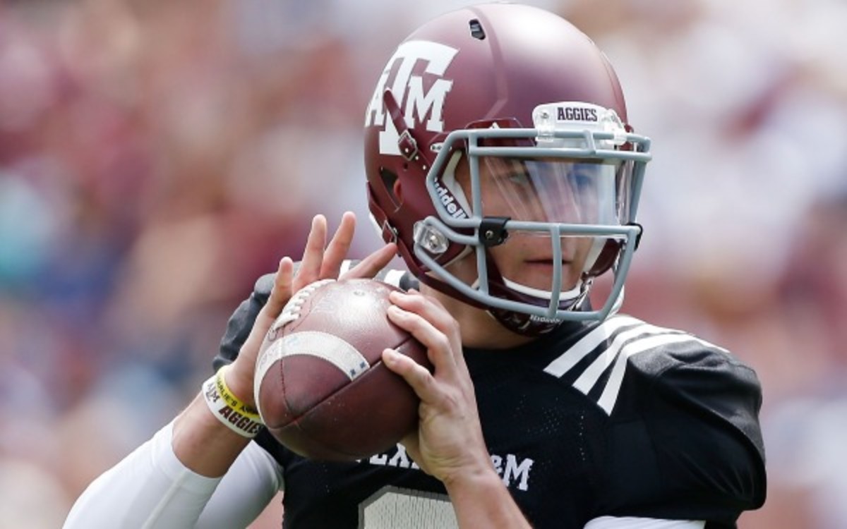 Heisman Trophy winner Johnny Manziel was sent home from the Manning camp. (Scott Halleran/Getty Images)