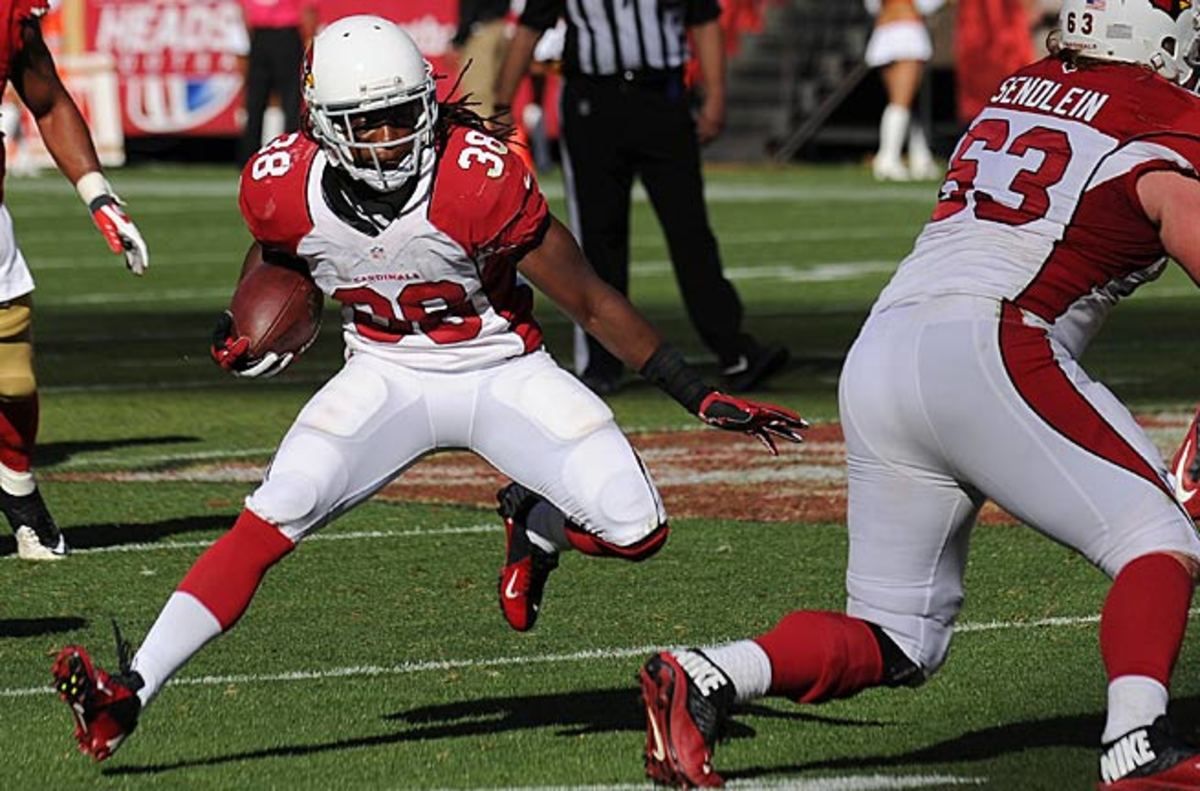 With Rashard Mendenhall sidelined last week, Andre Ellington ran for 154 yards and a touchdown.