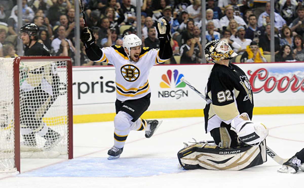 Goalie Tomas Vokoun wasn't particularly solid in Game 1, but neither was the Penguins' defense.