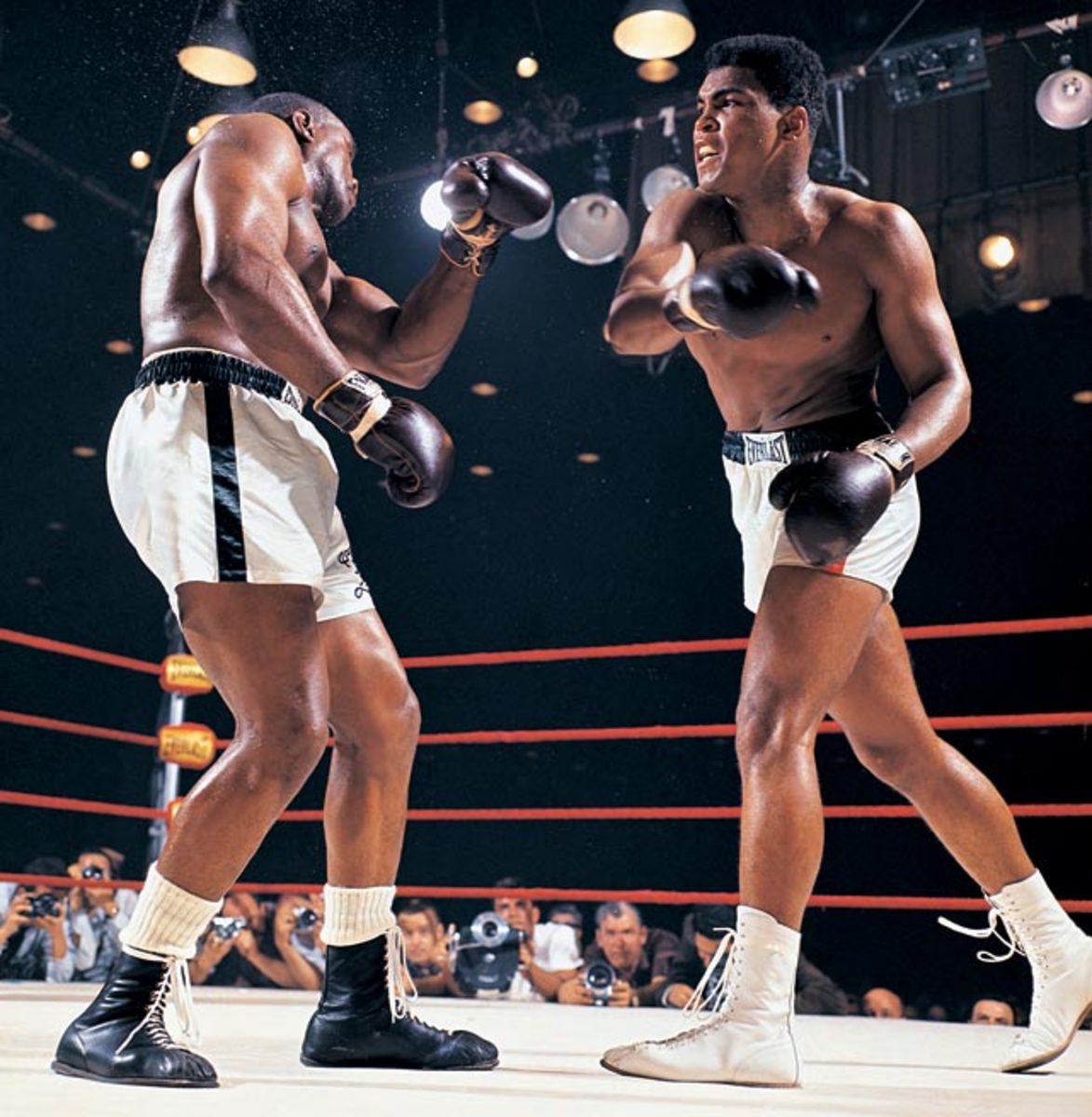 Sonny Liston and Muhammad Ali