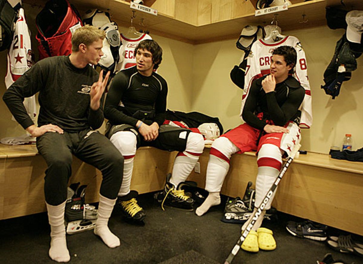 Eric Staal and Sidney Crosby are Eastern Conference fantasy All-Stars, but Alex Ovechkin is not.