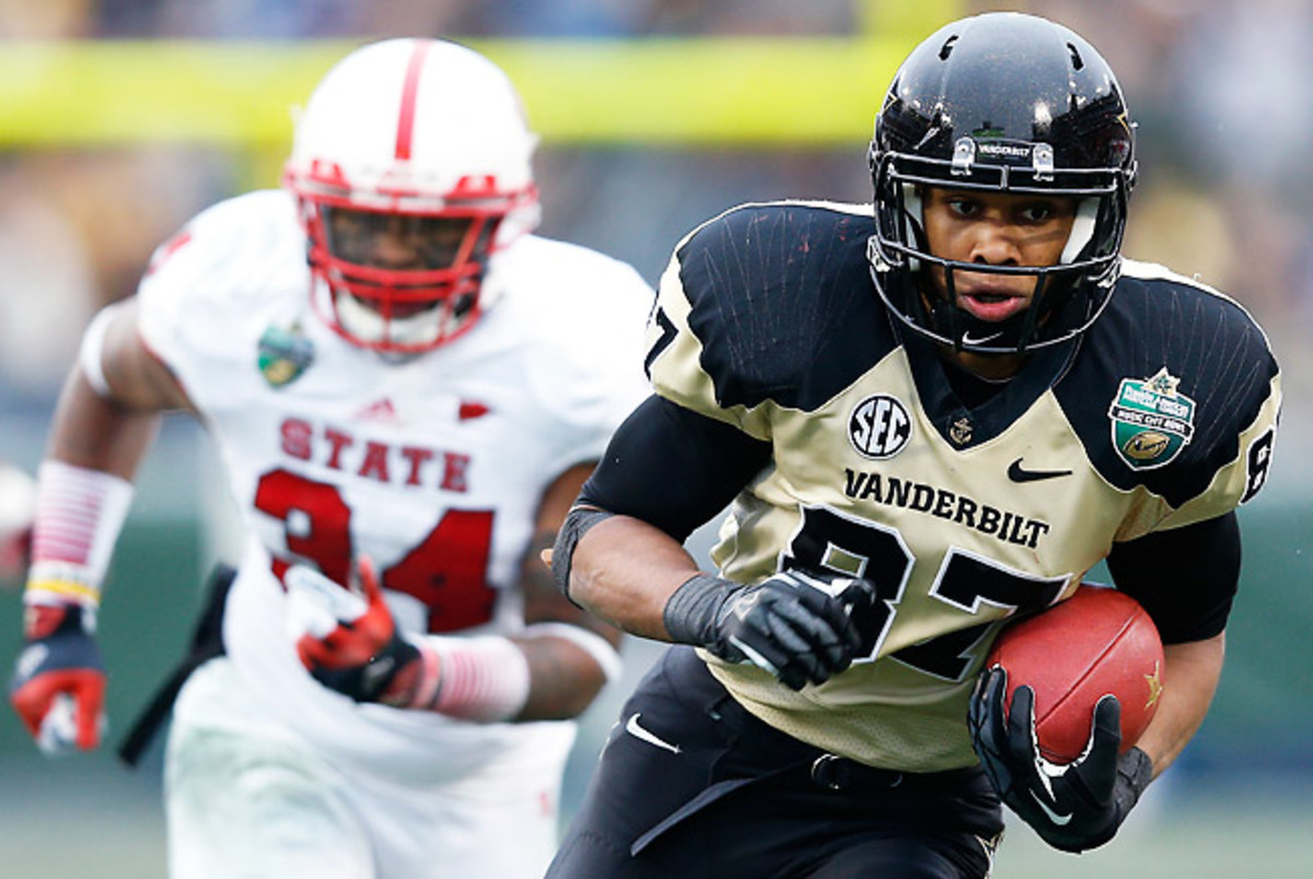 Jordan Matthews led the SEC in 2012 with 94 catches and should be Vanderbilt's best weapon again.