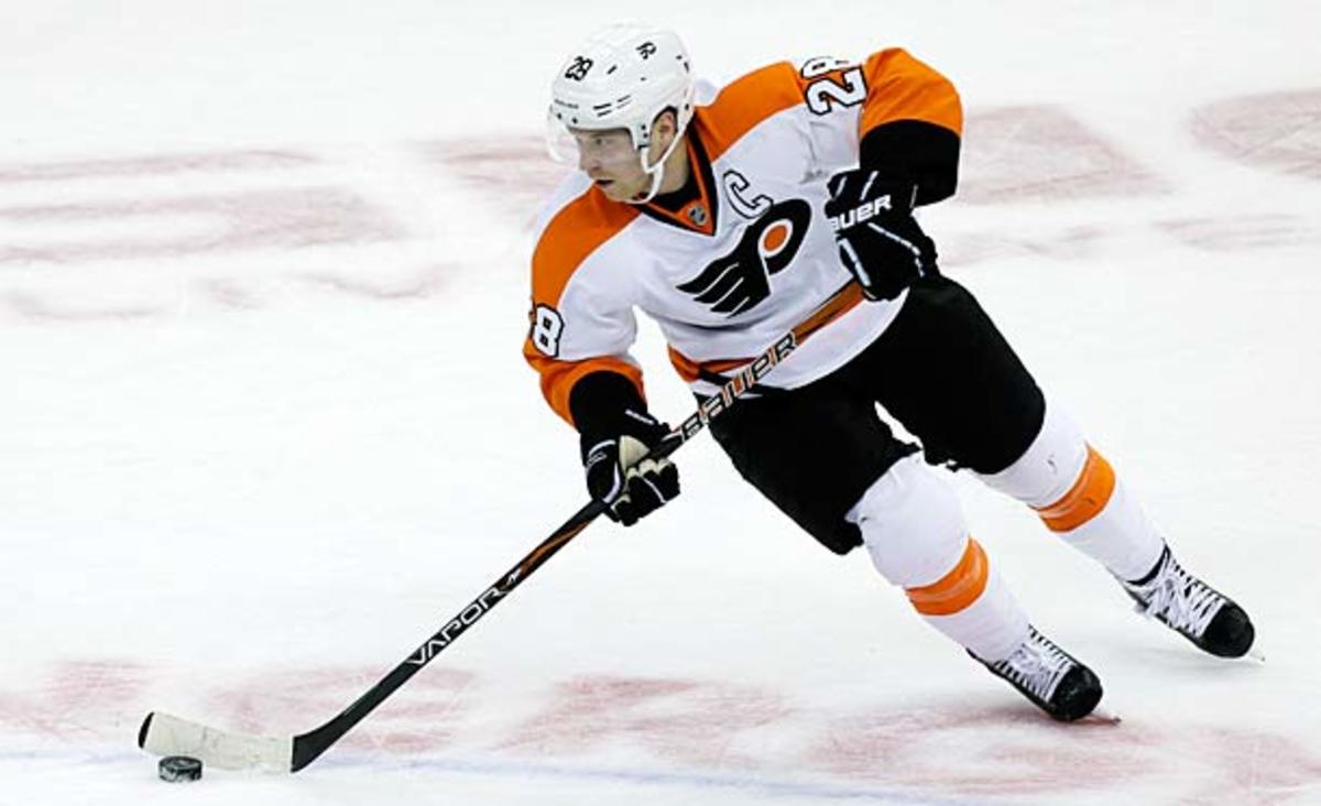 Claude Giroux of the Philadelphia Flyers