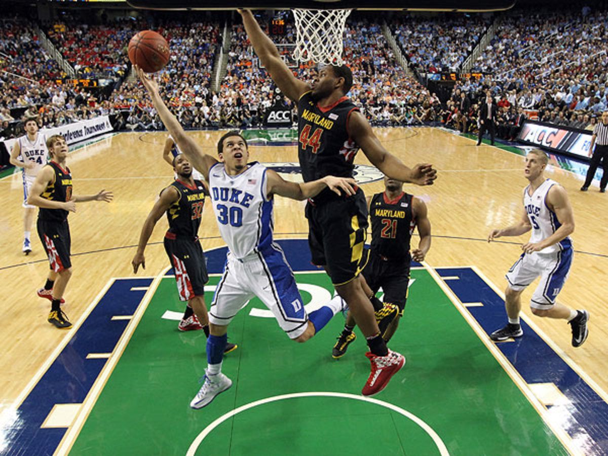Duke could lose its No. 1 seed after a 83-74 ACC tournament loss to Maryland. (Streeter Lecka/Getty Images)