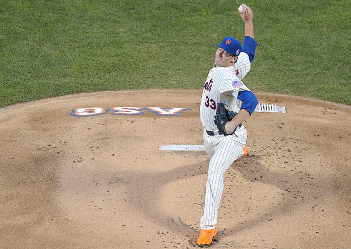 Matt Harvey started the All-Star Game for the National League in July.