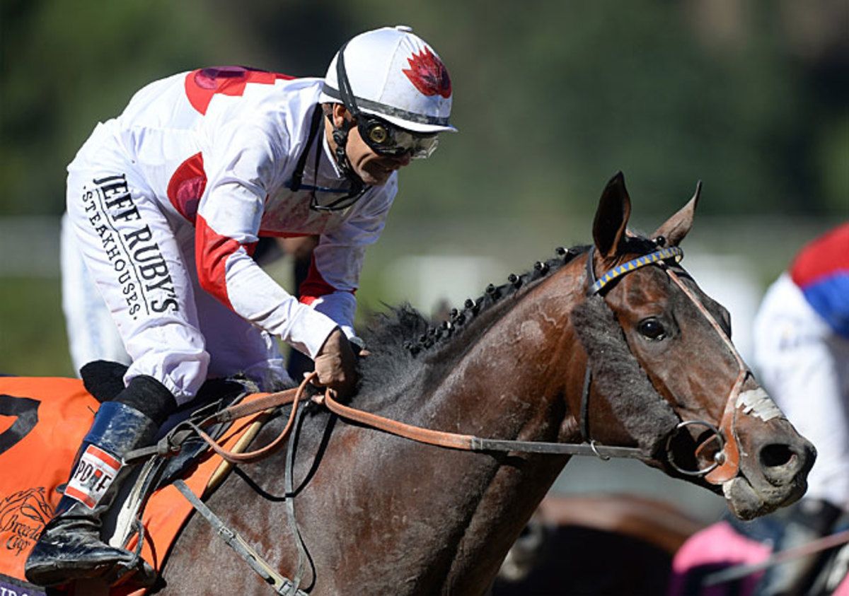 Mike Smith rode London Bridge to his record 18th Breeders' Cup victory.