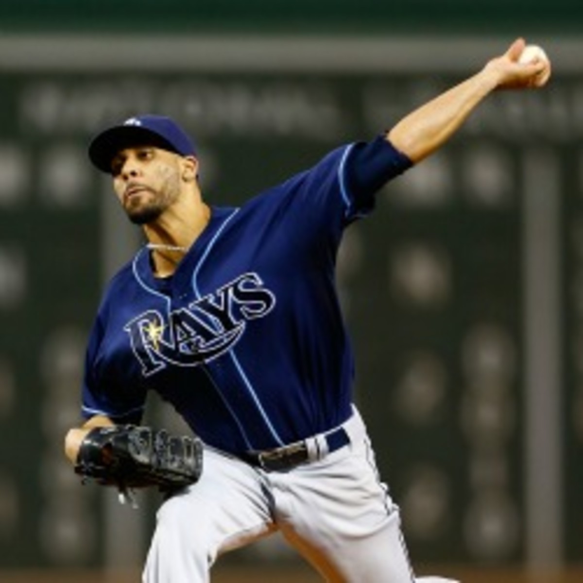 Rays pitcher David Price will be eligible for free agency after the 2015 season. (Jared Wickerham/Getty Images)
