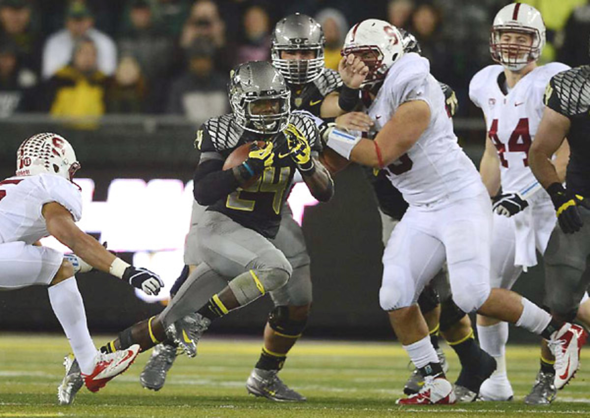 Kenjon Barner thinks Oregon will redeem his 2012 Ducks, who lost to Stanford 17-14.