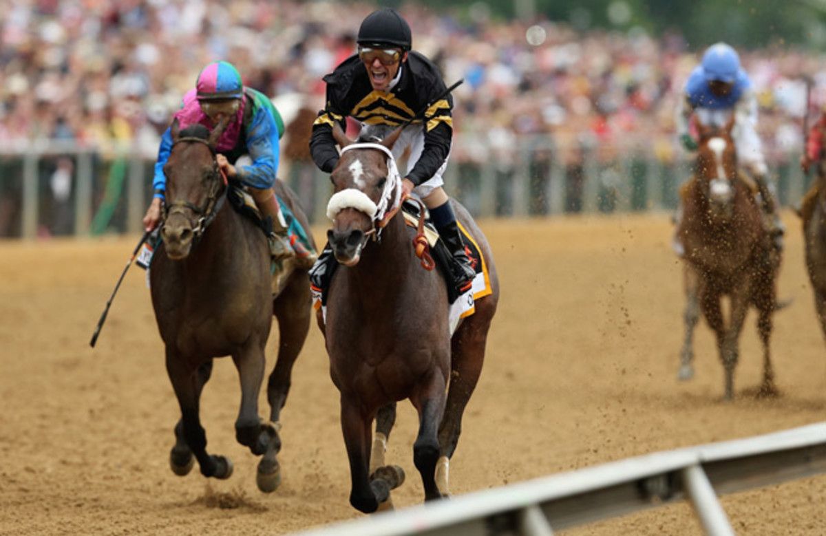 Oxbow led from start to finish, winning the Preakness Stakes and ruining Orb's Triple Crown chances.