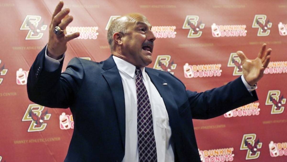 Steve Addazio's new Boston College regime is among the many college football programs spinning up into action this week. (AP)