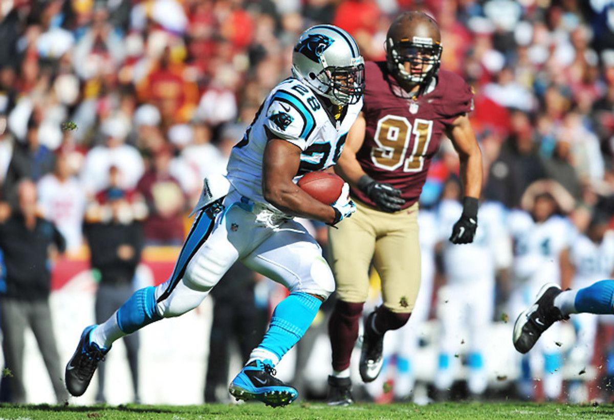 Carolina's Jonathan Stewart has to split carries, but still has great value as a backup fantasy rusher.