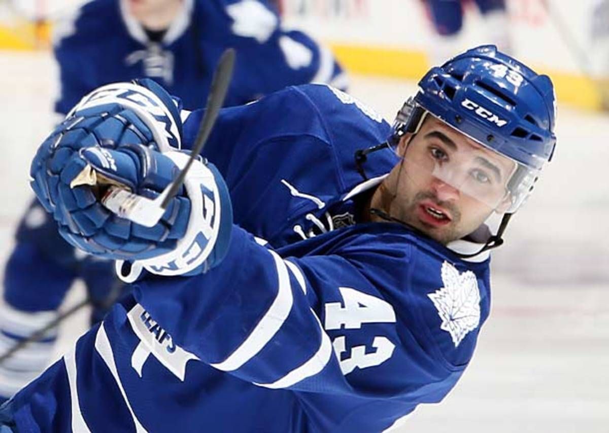 Nazem Kadri of the Toronto Maple Leafs