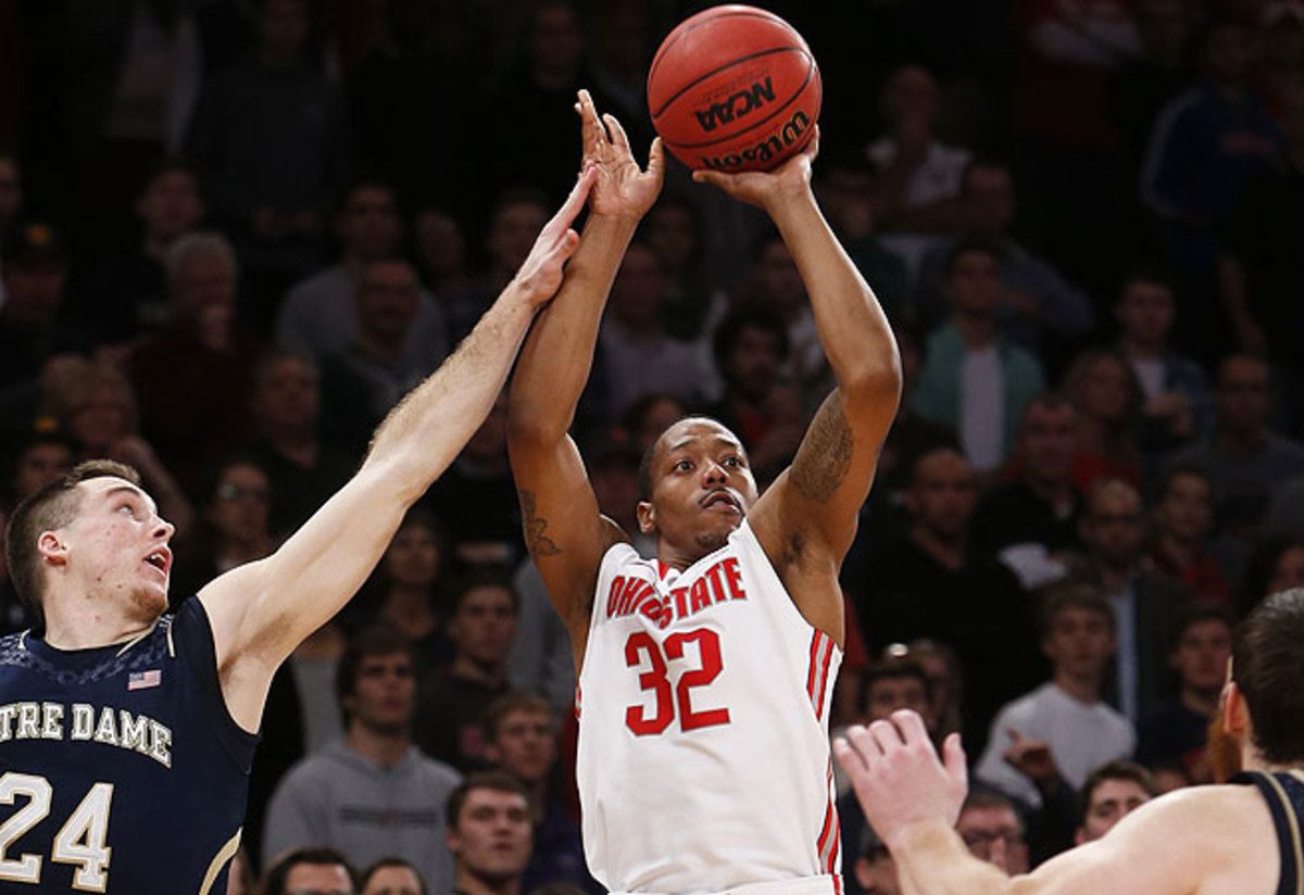Lenzelle Smith Jr. scored all nine of his points against Notre Dame in the final minute of the game.