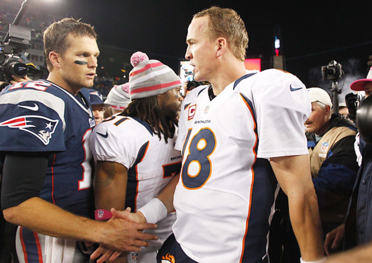 Tom Brady got the best of Peyton Manning's Broncos last year. They'll meet again in Week 12.