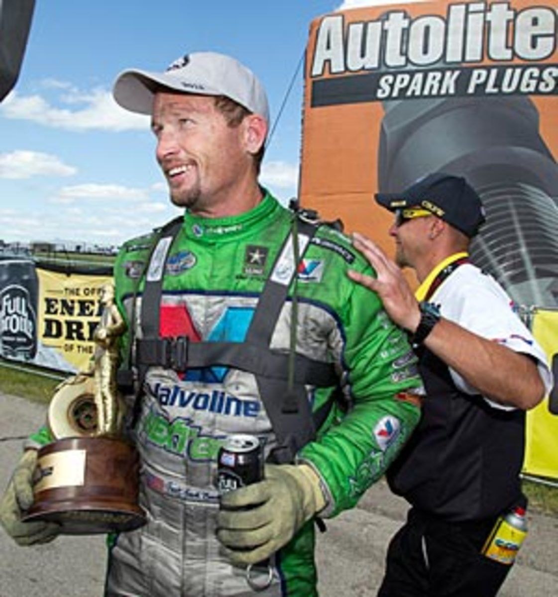 Cancer traatment cost Jack Beckman 30 pounds, but the disease failed to slow his racing career.