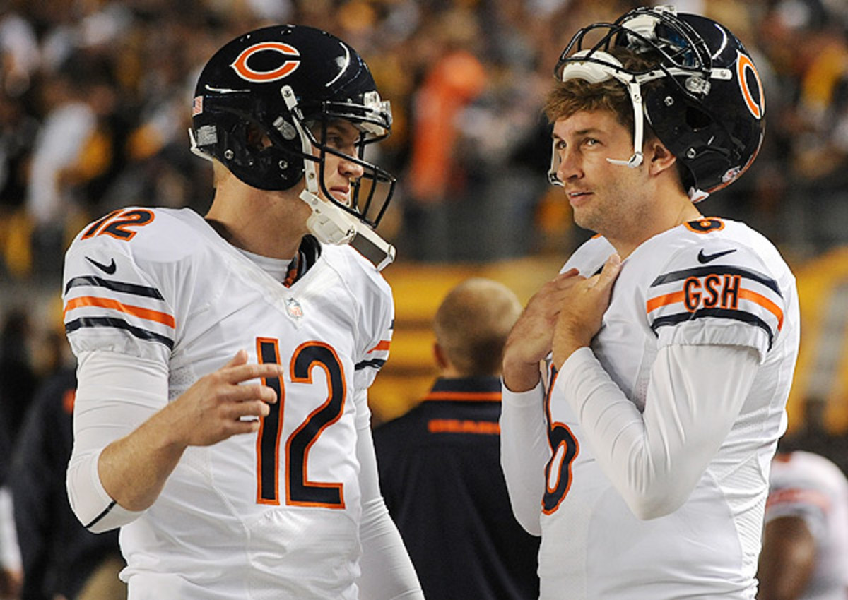 Josh McCown (left) has tossed eight touchdowns and just one interception playing in place of Jay Cutler the last three games.