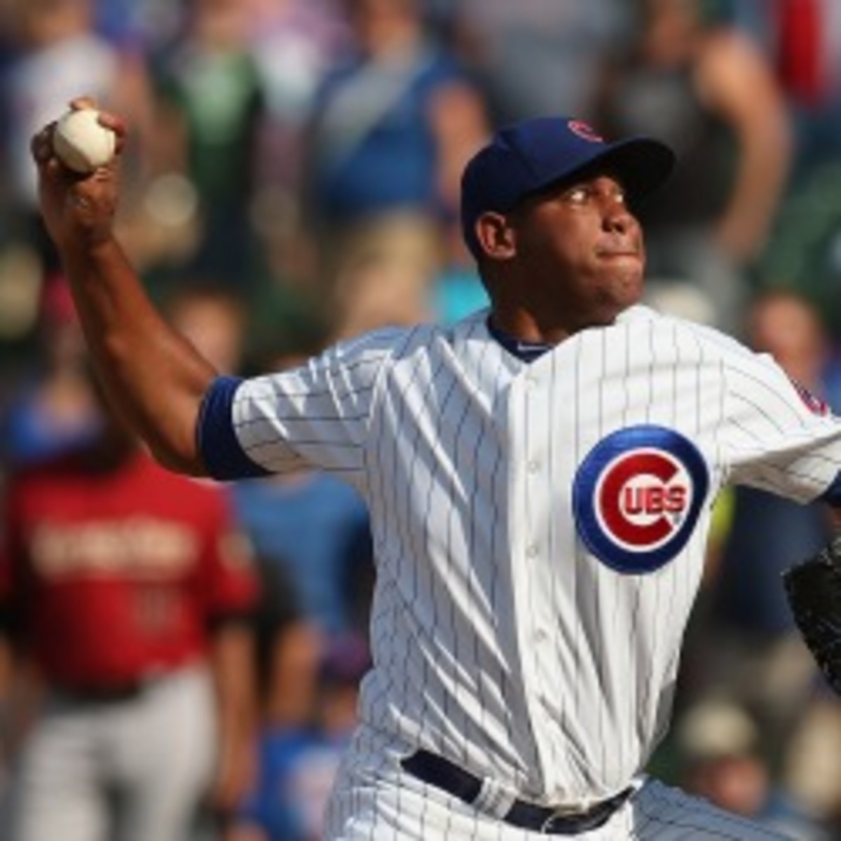 The Cubs have reportedly told pitcher Carlos Marmol's agent to "expect" a trade. (Jonathan Daniel/Getty Images)