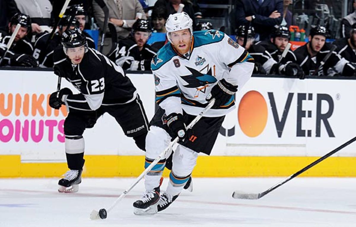 A seventh-round draft pick, center Joe Pavelski is now one of the Sharks' most important players.