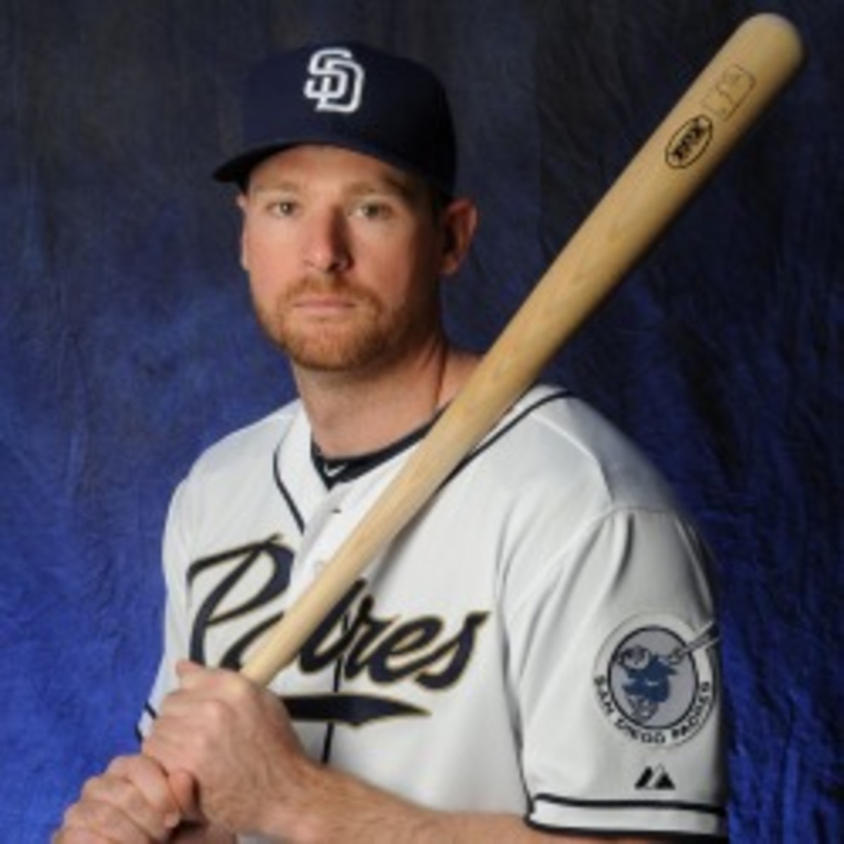 Chase Headley #7 of the San Diego Padres poses during MLB photo day February 18, 2013. (Photo by Rich Pilling/Getty Images)