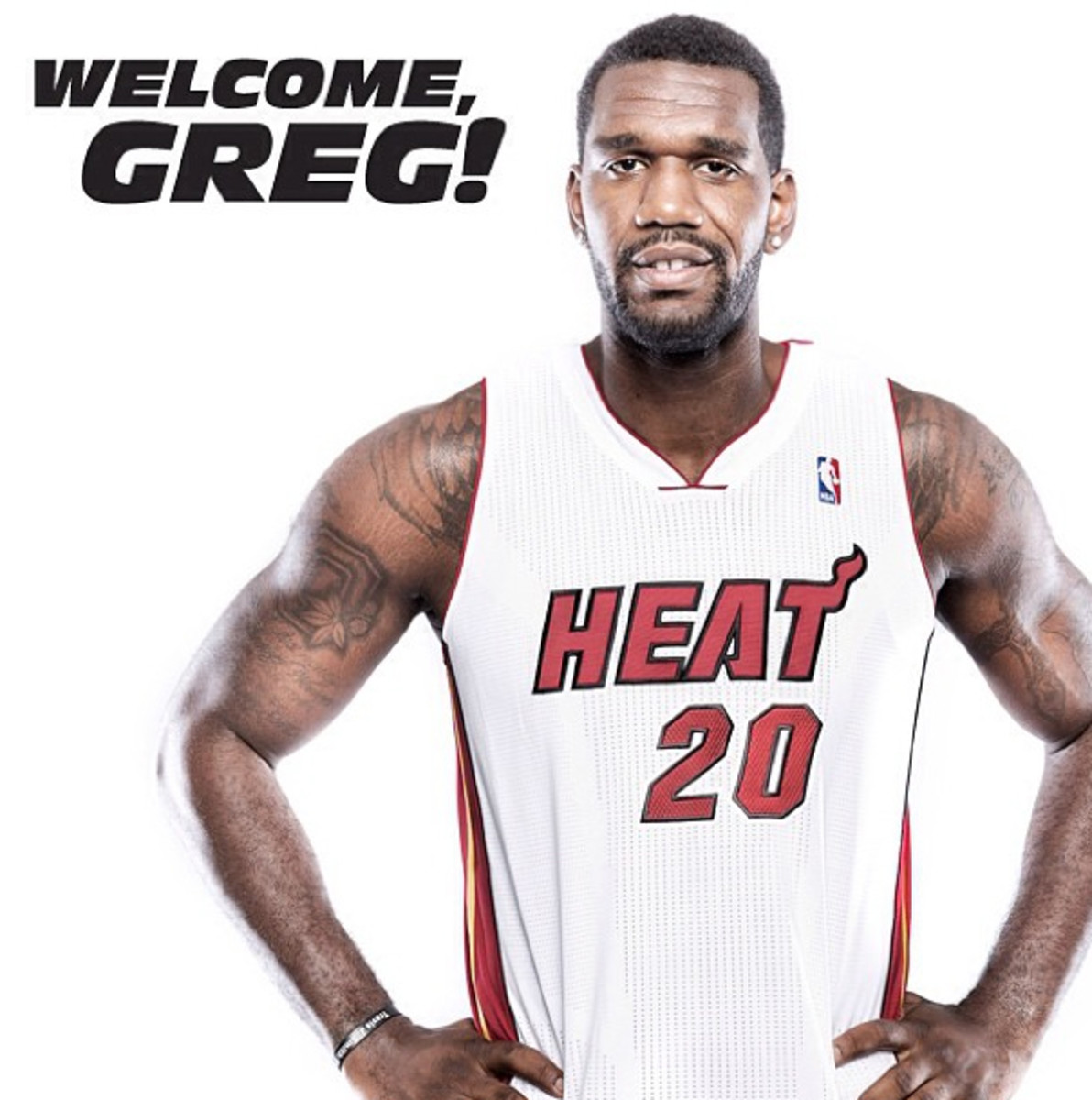 Greg Oden hasn't appeared in an NBA game since Dec. 5, 2009. (@MiamiHeat)