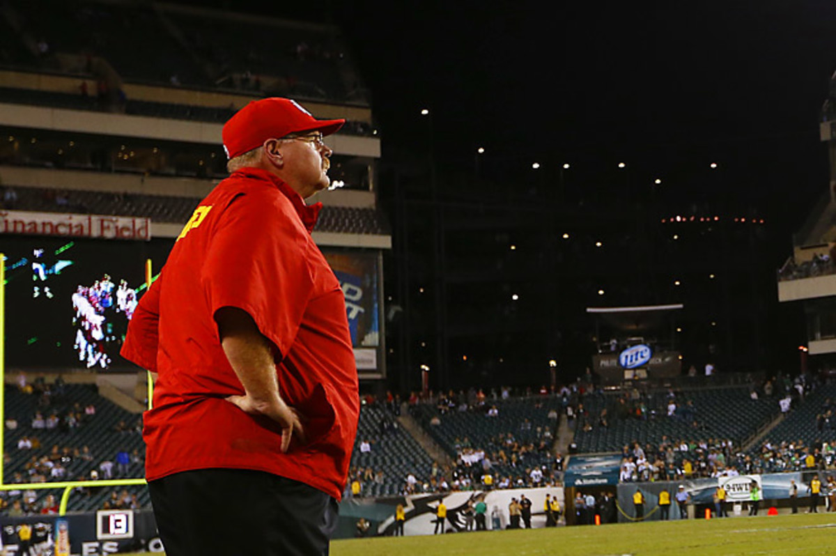 Andy Reid returned to Philly, where he spent 14 NFL seasons, for the first time since he was fired. 