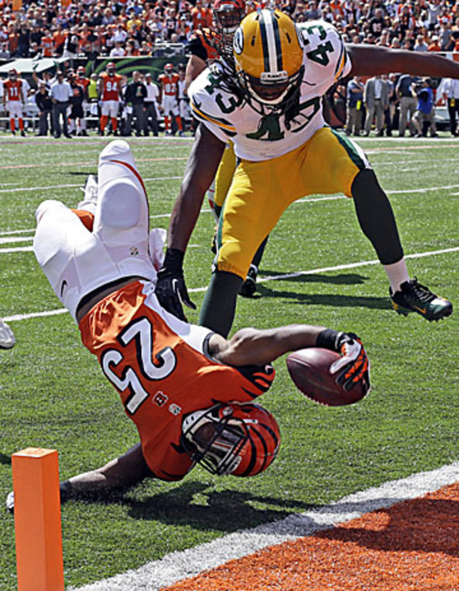 Already in his young career, Giovani Bernard has developed a reputation for making highlight-reel touchdown runs. (Al Behrman/AP)